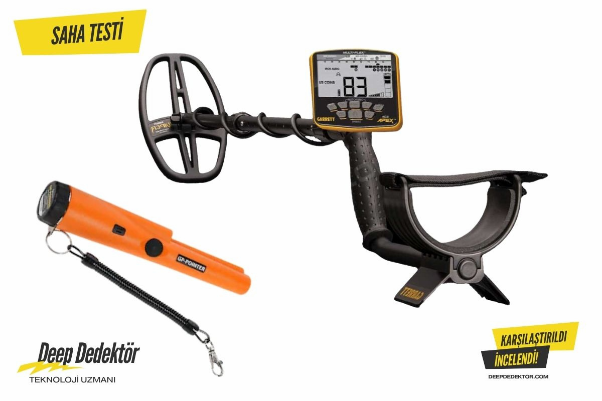 Garrett Dedektör Ace Apex Basic Dedektor Viper Baslikli 15X28Cm X Pointer 1 Avantajli Paket Fiyatları