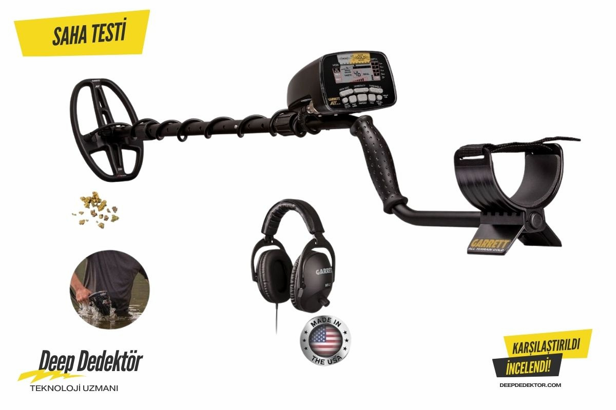 Garrett Dedektör At Gold Altin Dedektoru 5X8 Dd Baslikla Fiyatları