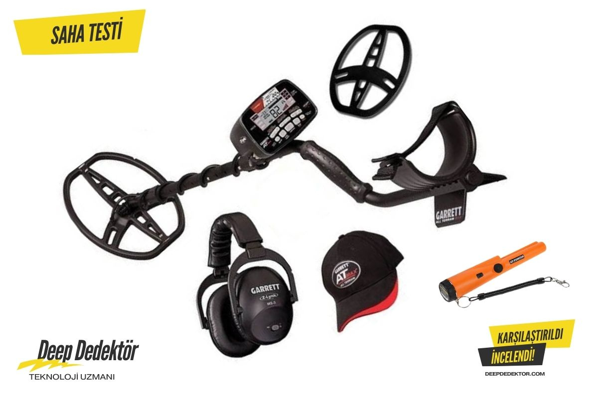 Garrett Dedektör At Max International Dedektor 8 5X11 Dd Baslikla X Pointer 1 Avantajli Paket Fiyatları