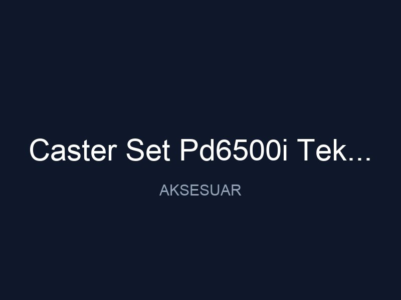 Garrett Dedektör Caster Set Pd6500I Tekerlek Seti Fiyatları