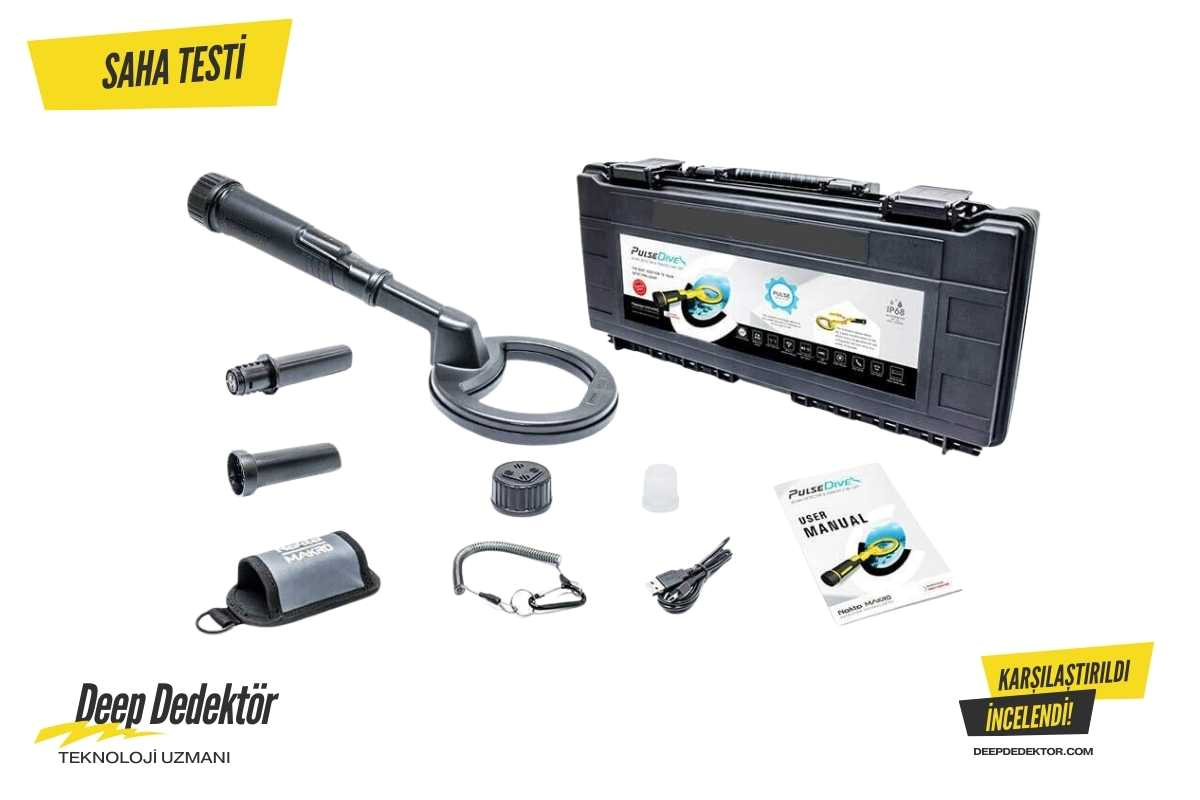 Nokta Dedektör Nokta Makro Pulsedive Scuba Dedektoru Siyah Fiyatları