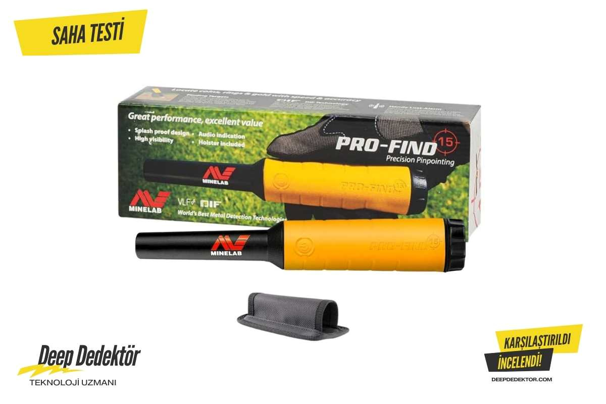 Minelab Dedektör Pro Find 15 Pinpointer Fiyatları
