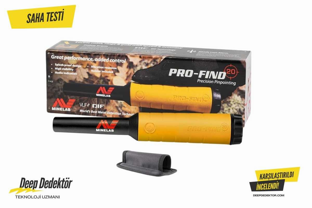 Minelab Dedektör Pro Find 20 Pinpointer Fiyatları