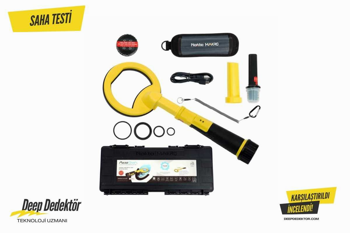 Nokta Dedektör Pulsedive Scuba Dedektoru Buyuk Arama Baslikli Sari Fiyatları